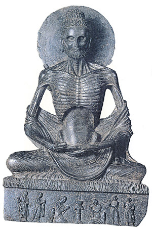 一点物 釈迦如来苦行像 （Gautama Buddha ) (Asceticism